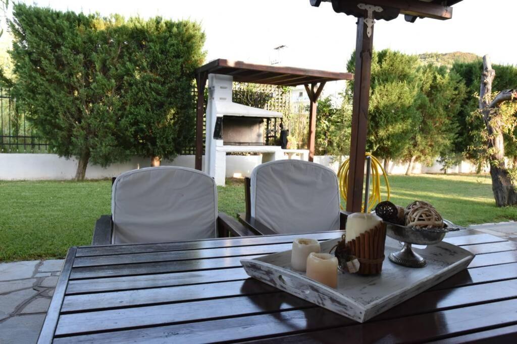 K-Home Villa, Your Enchanting Getaway Pefkochori Exterior foto